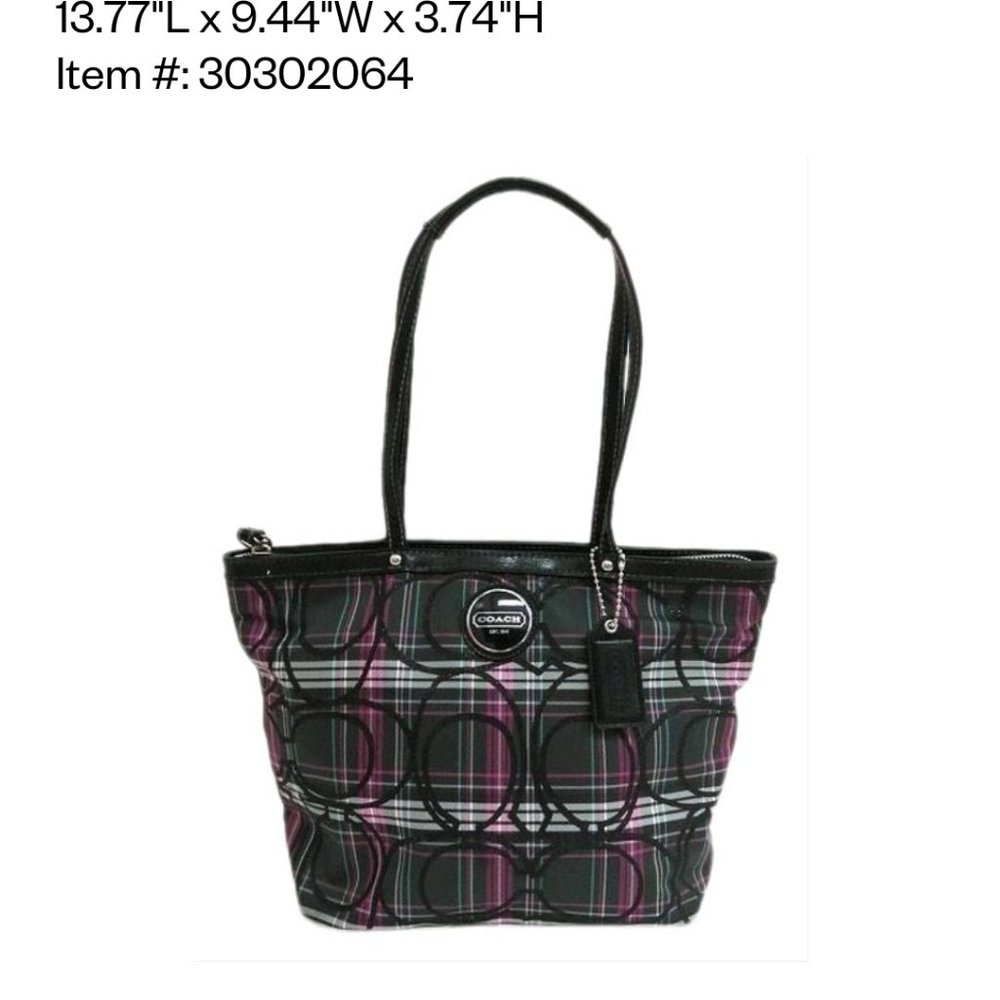 Coach Tartan diaper bag - Picture 6 of 6